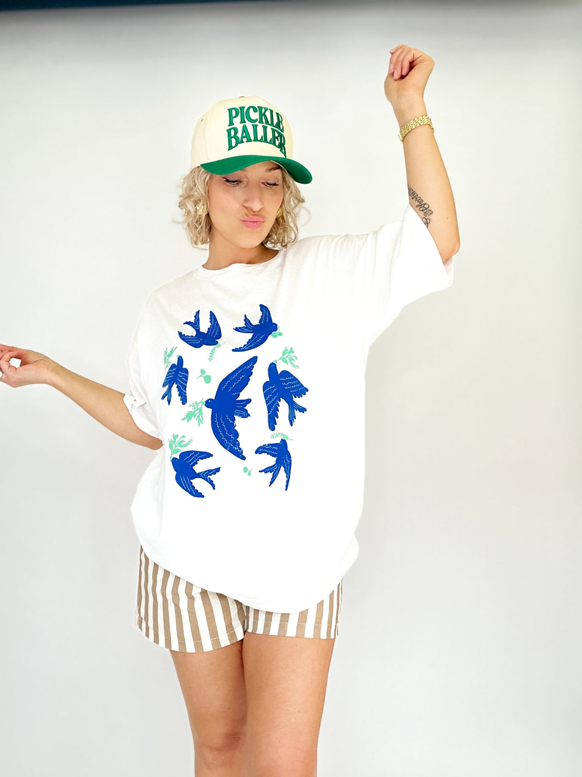 Vintage Birds Graphic Tee
