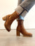 Jade Mid Calf Chelsea Platform Heel Boots