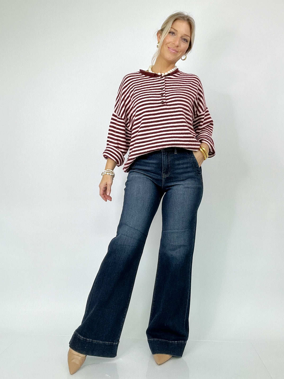 Darcy High Rise Wide Flare Jeans