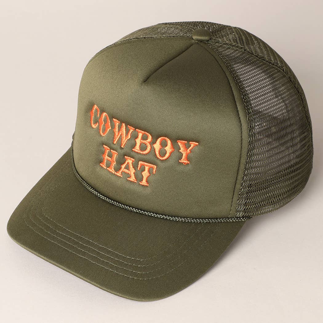 Cowboy Trucker Hat