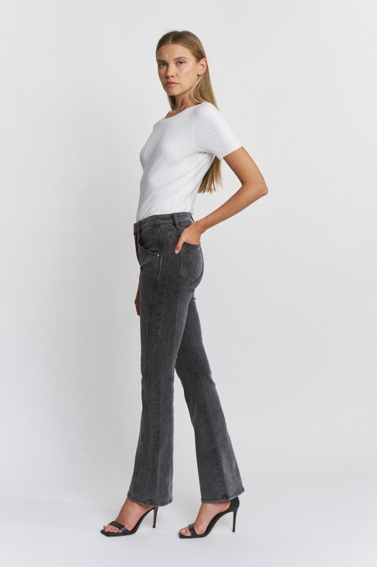 Ada High Rise Tummy Tuck Bootcut Jeans