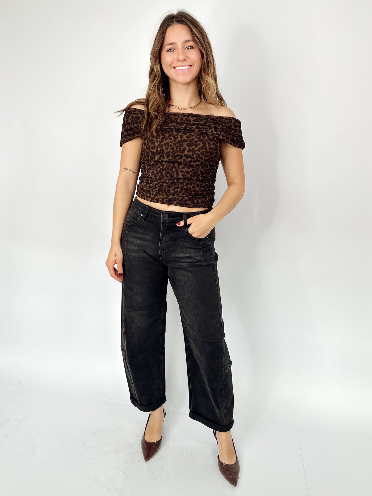 Myka Animal Print Top