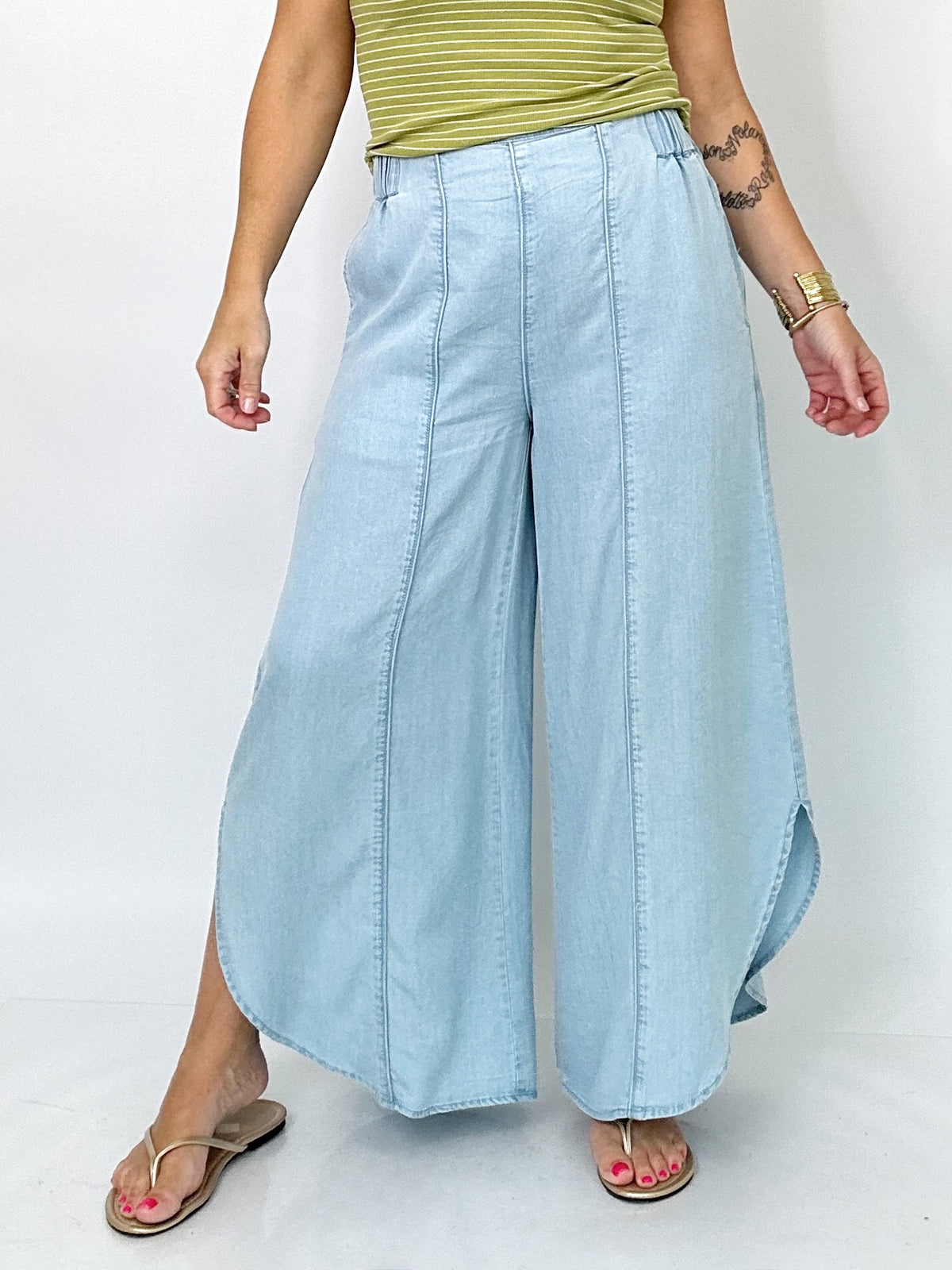 Nellie Tulip Washed Jeans Light Denim