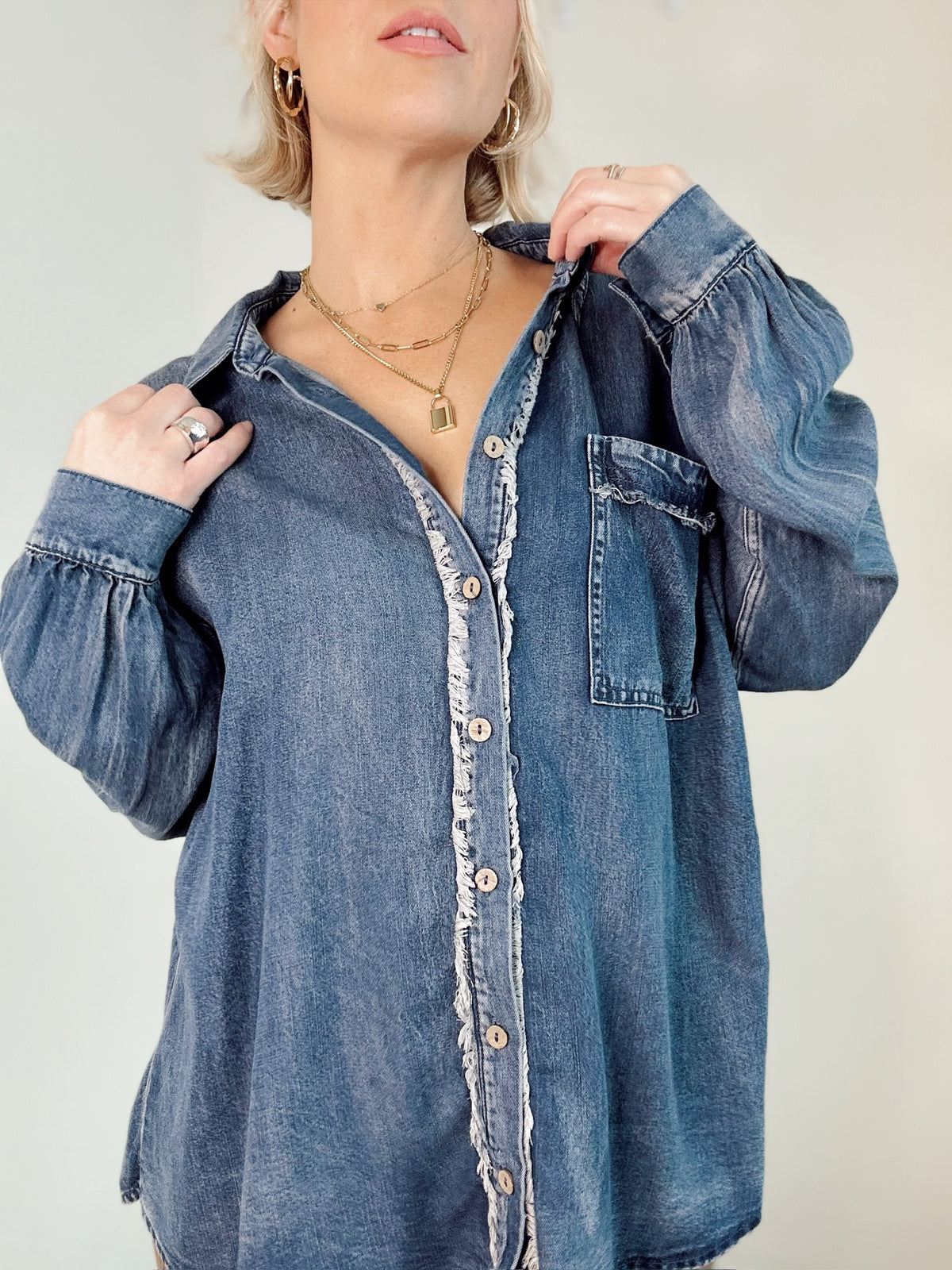 Abigail Chambray Shirt