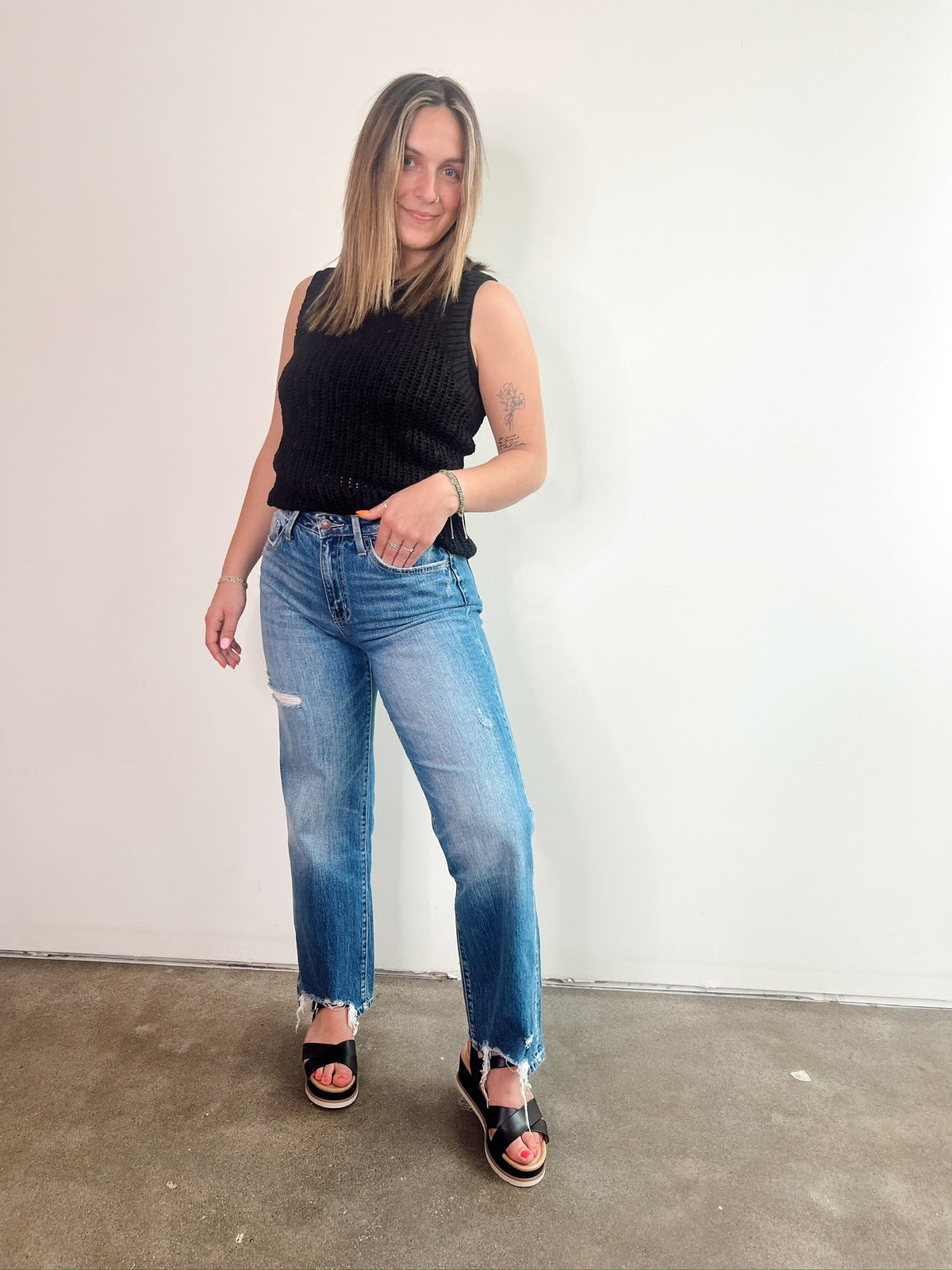 Morgan High Rise Dad Jeans