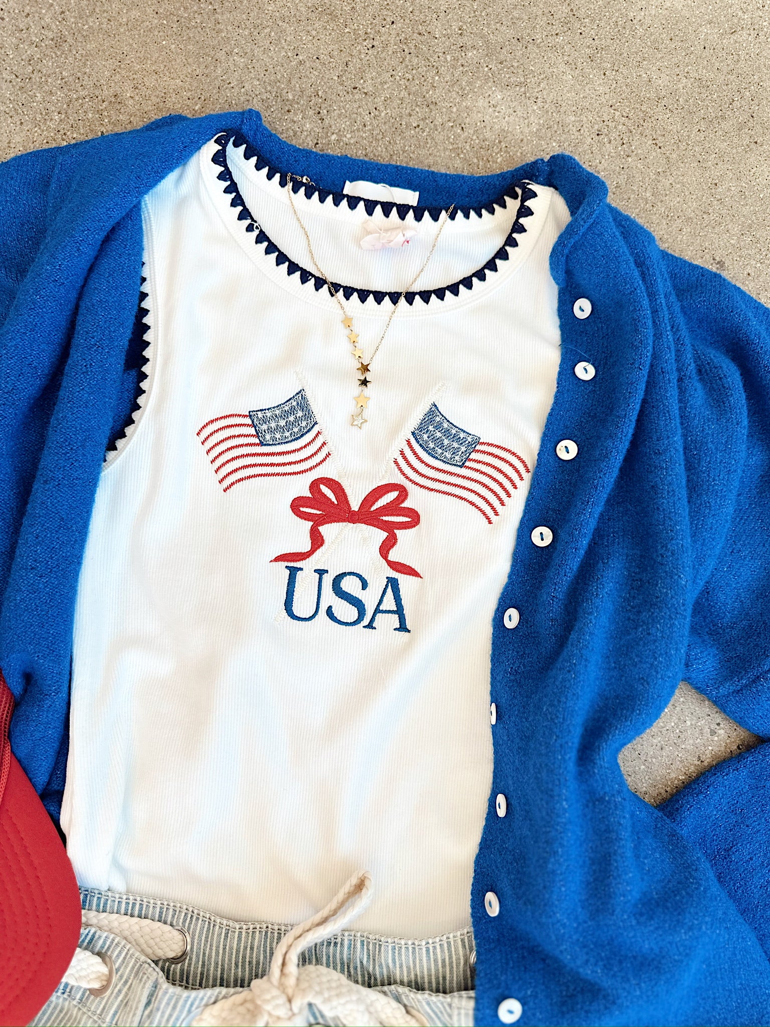 America Flag Tank