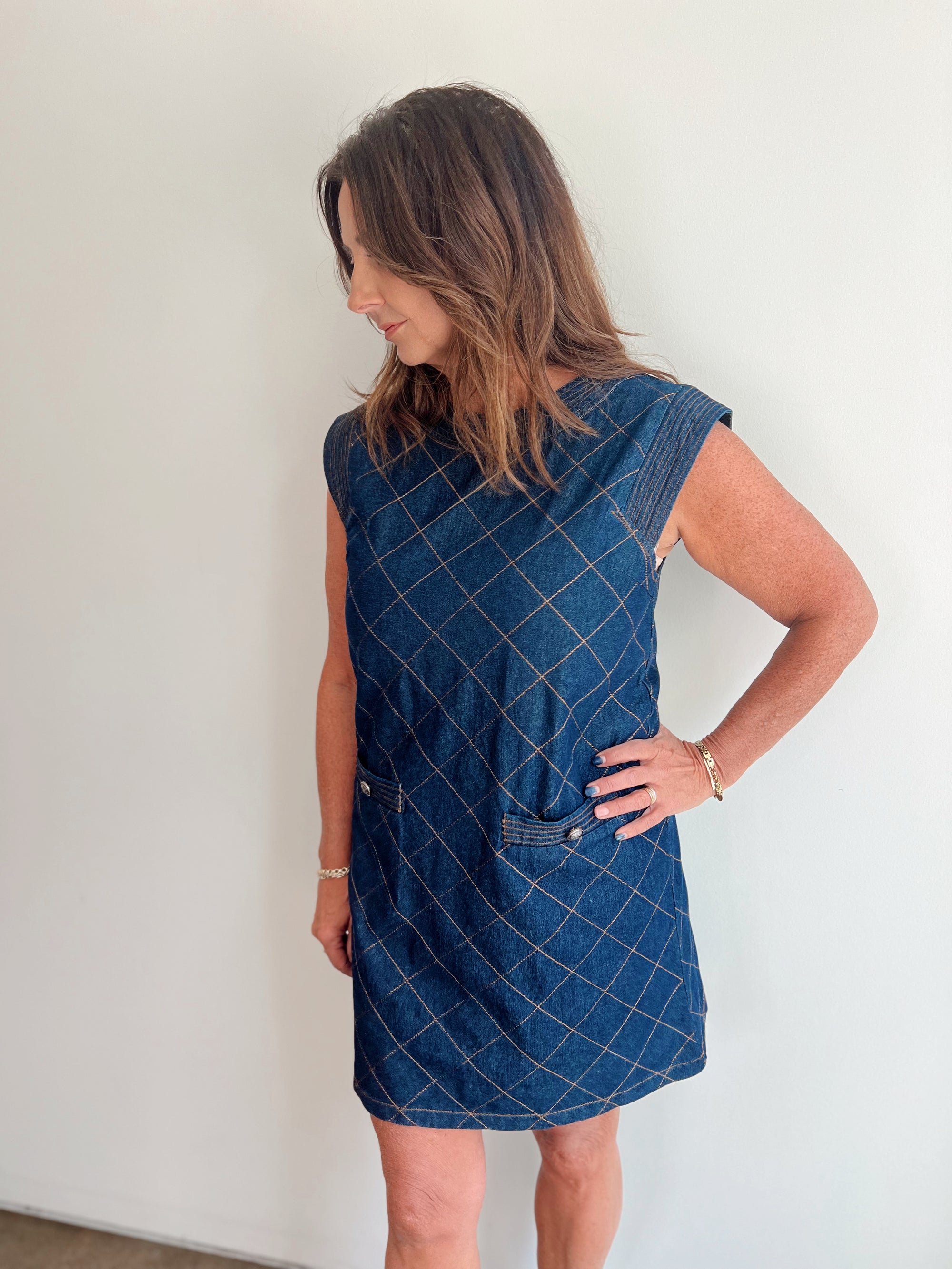 Renna Denim Mini Dress