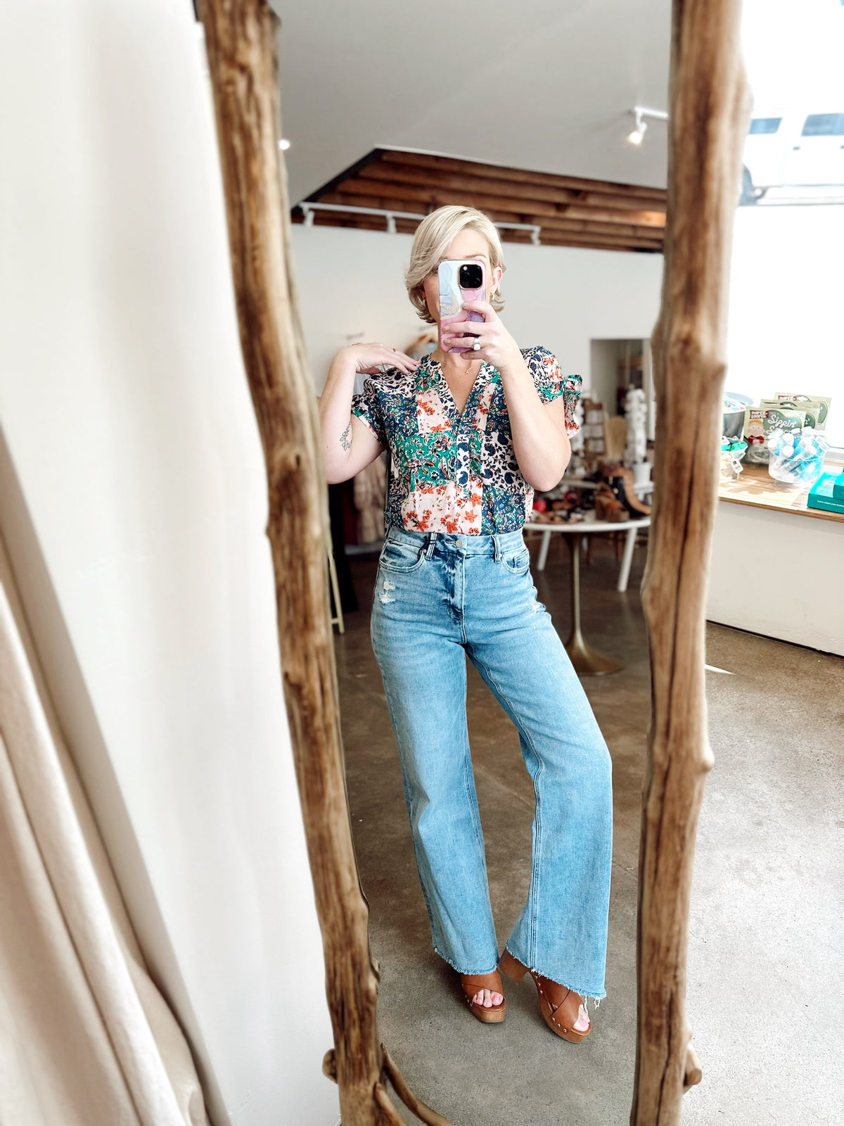 Joni High Rise Wide Leg Jean