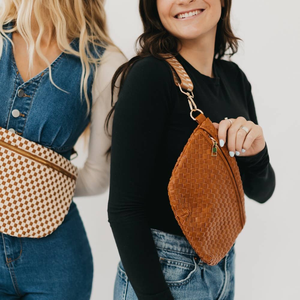 Westlyn Woven Bum Bag Brown
