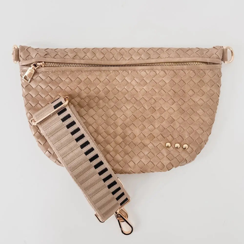 Westlyn Woven Bum Bag Taupe