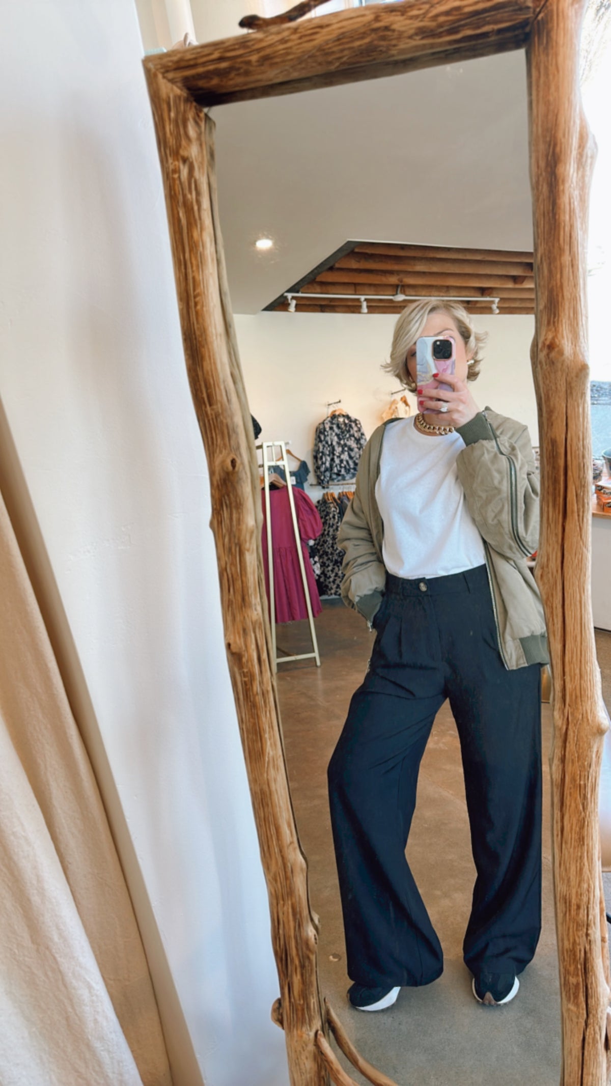 Samantha Straight Leg Pants Black