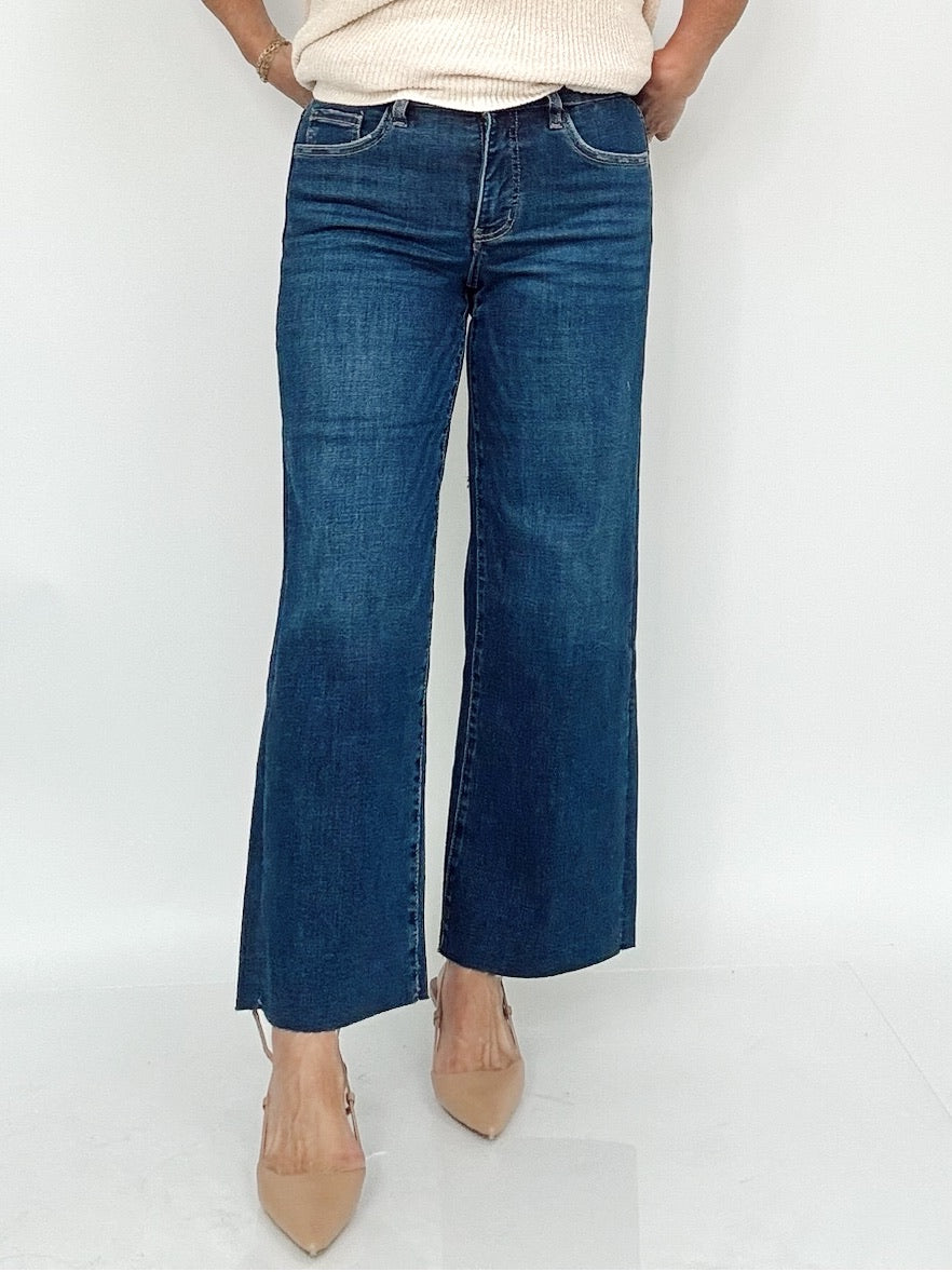 Ellory Mid Rise Wide Leg Jeans