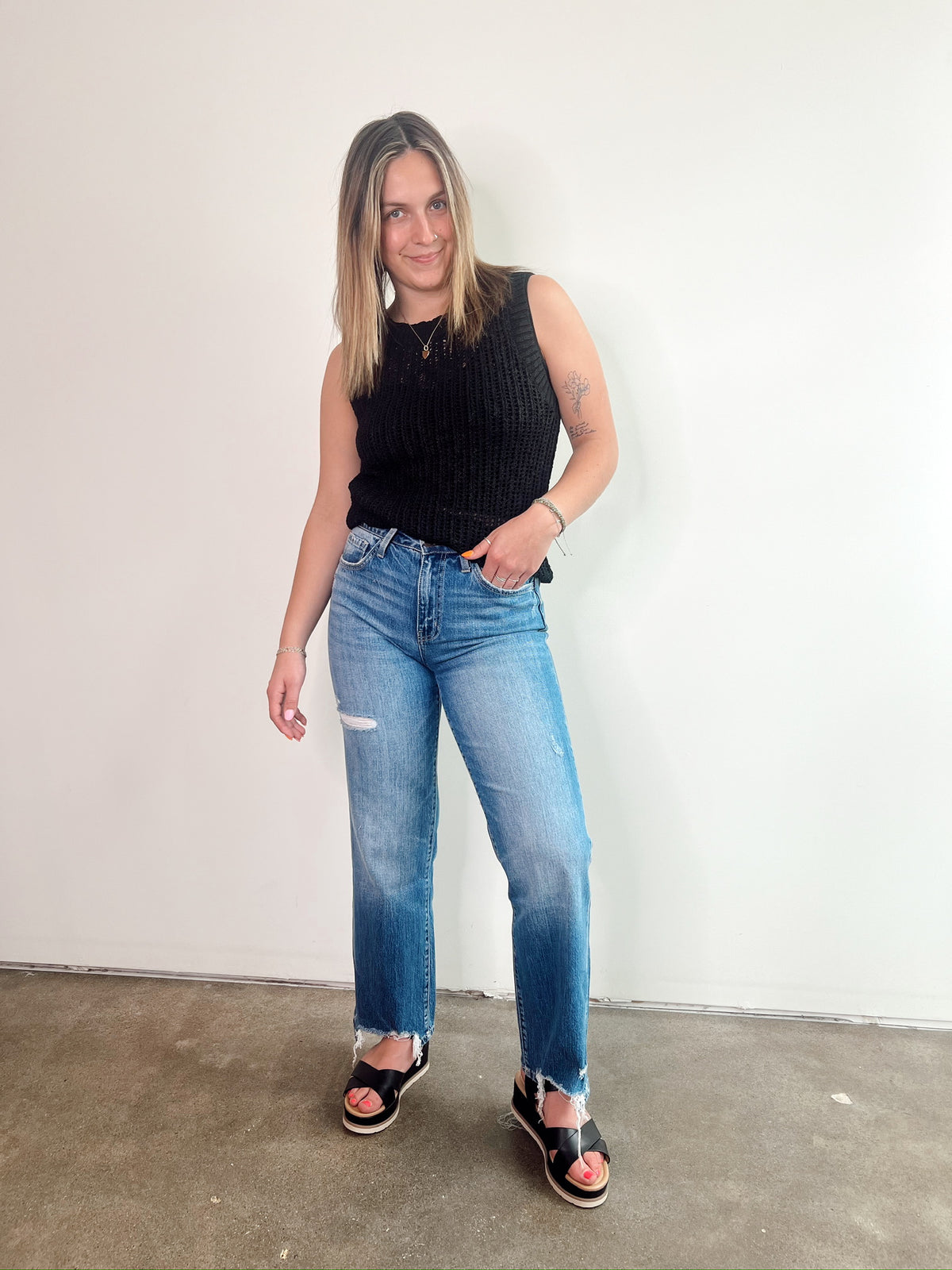 Morgan High Rise Dad Jeans