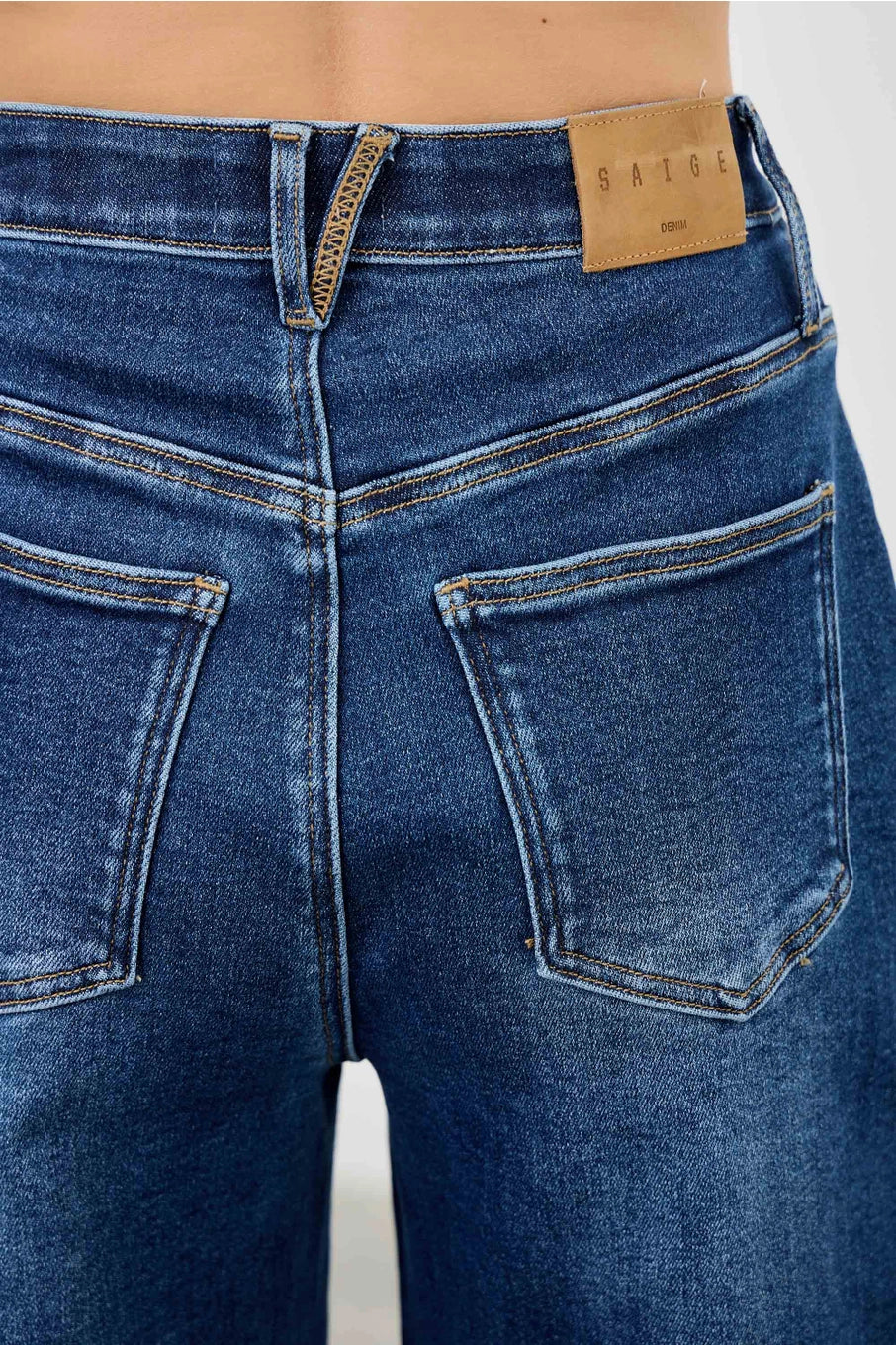 Mimi High Rise Low Curve Crop Barrel Jeans