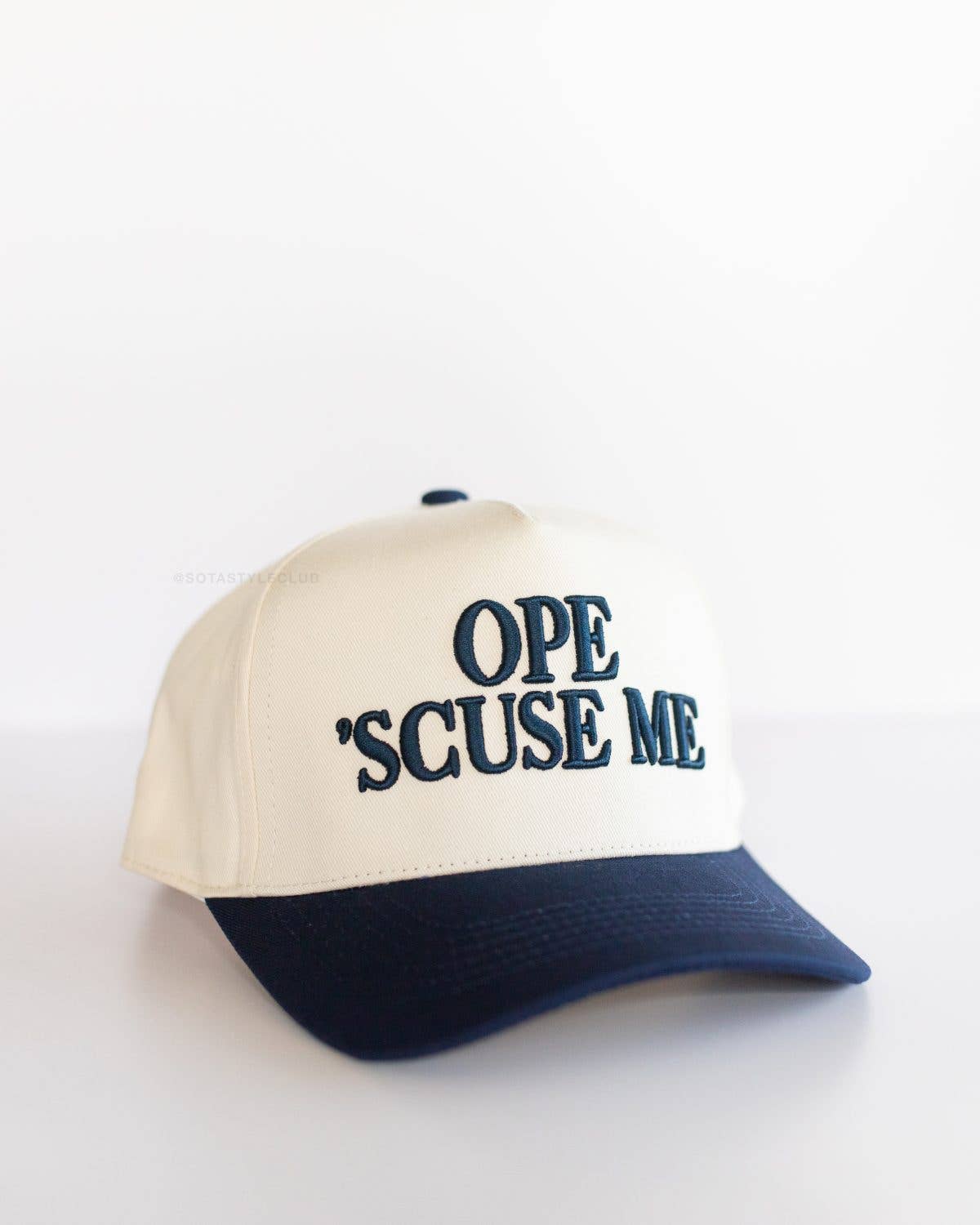 Ope 'Scuse Me Hat Navy Blue/Cream