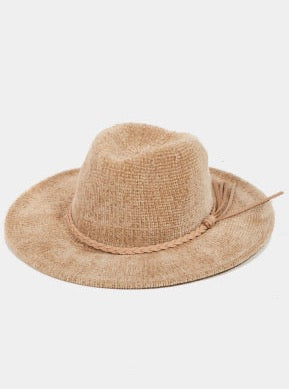 Soft Corduroy Cowboy Hat, Beige