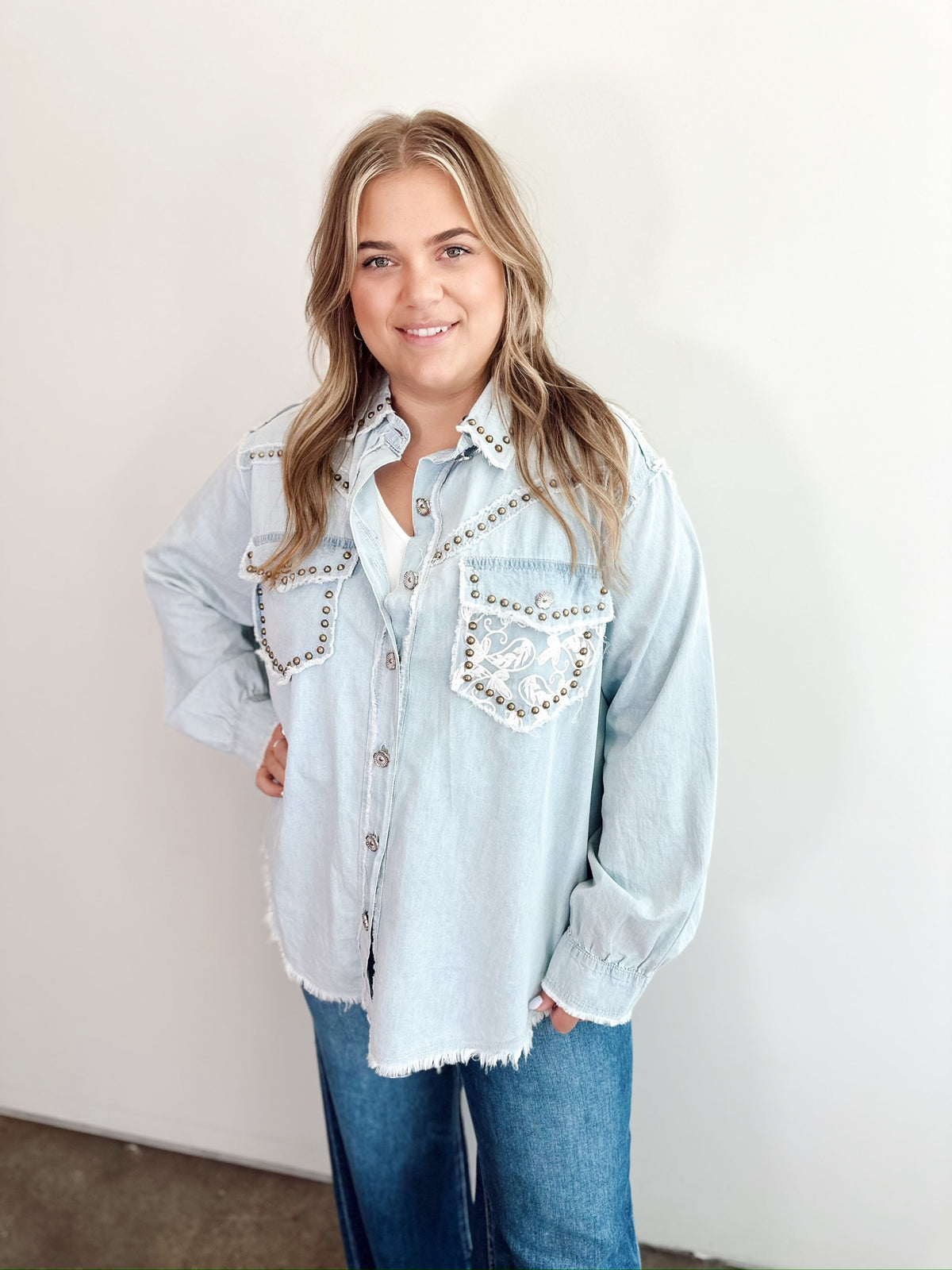 Cory Western Shirt Denim