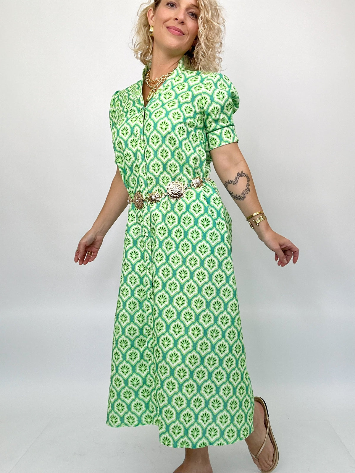 Shanna Printed Midi Dress