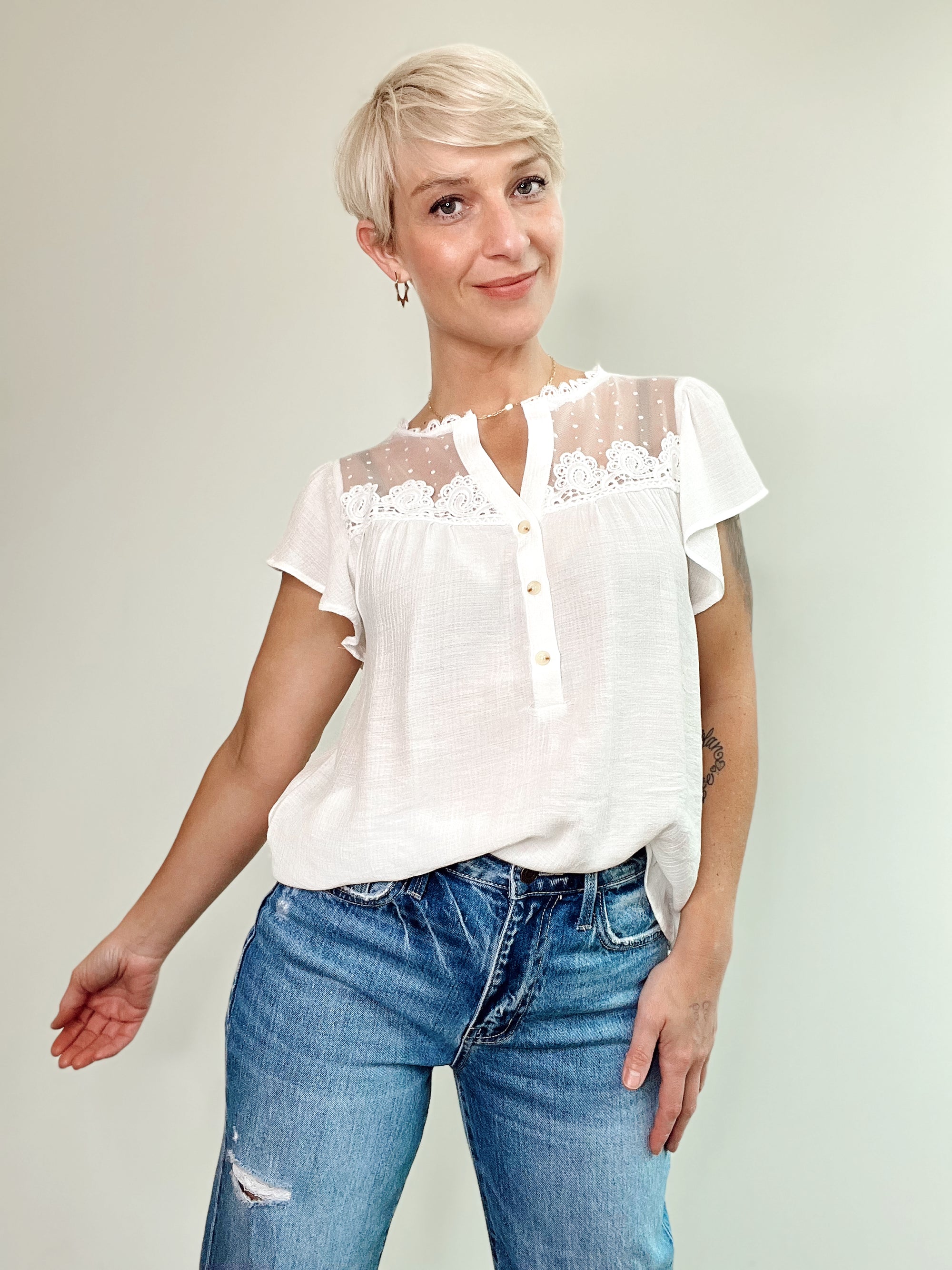 Danica Lace Blouse