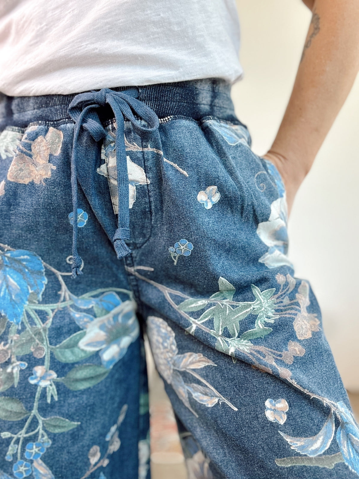 Fianna Flower Print Pants