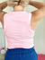Kia Scoop Tank Top Dk. Pink