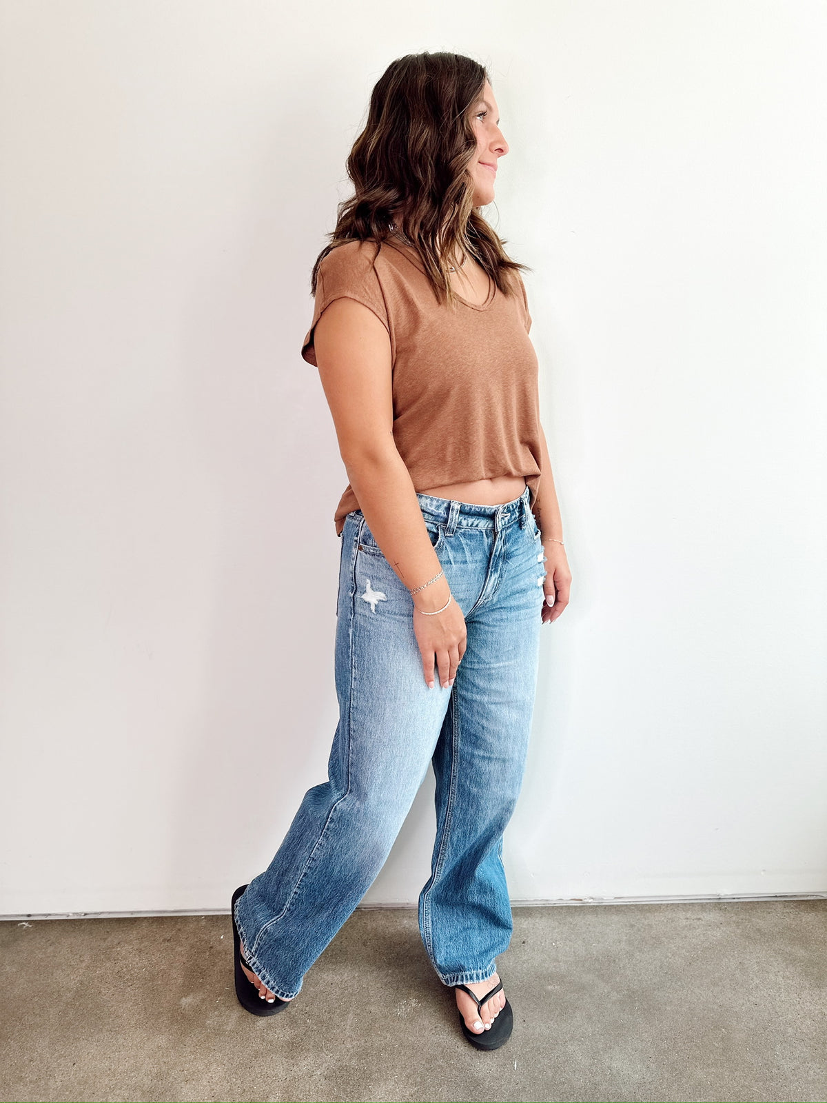 Emilia Low Rise Baggy Jeans