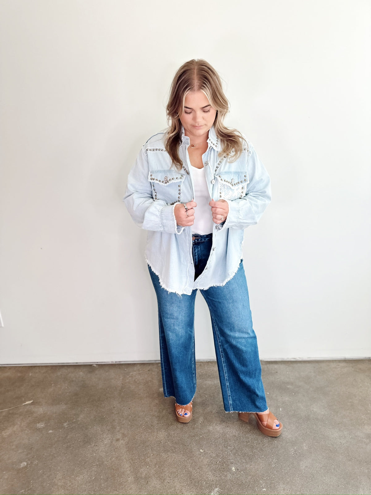 Cory Western Shirt Denim