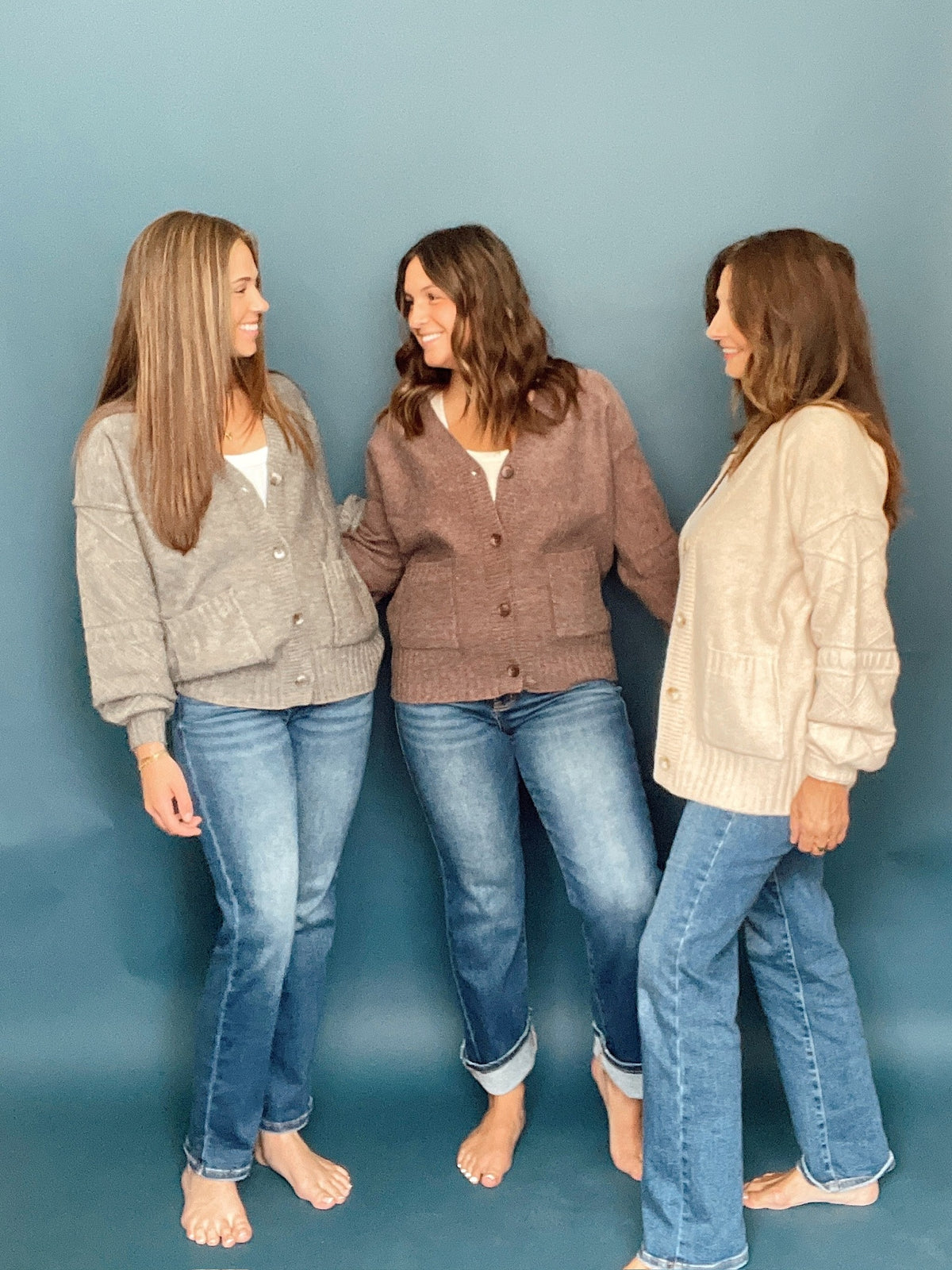 Haven Knit Cardigan Stone