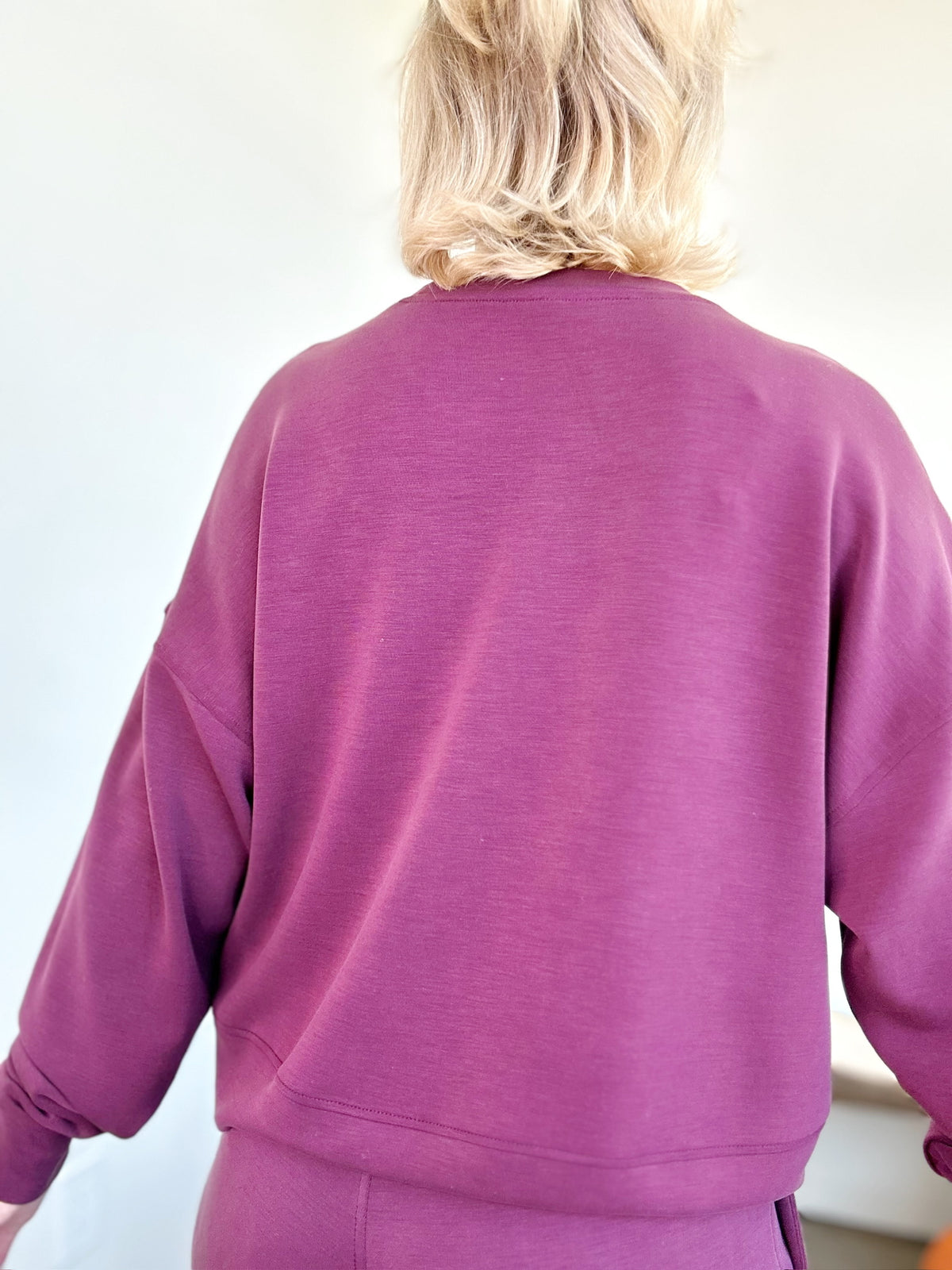 Shelley Sweatshirt Dark Plum