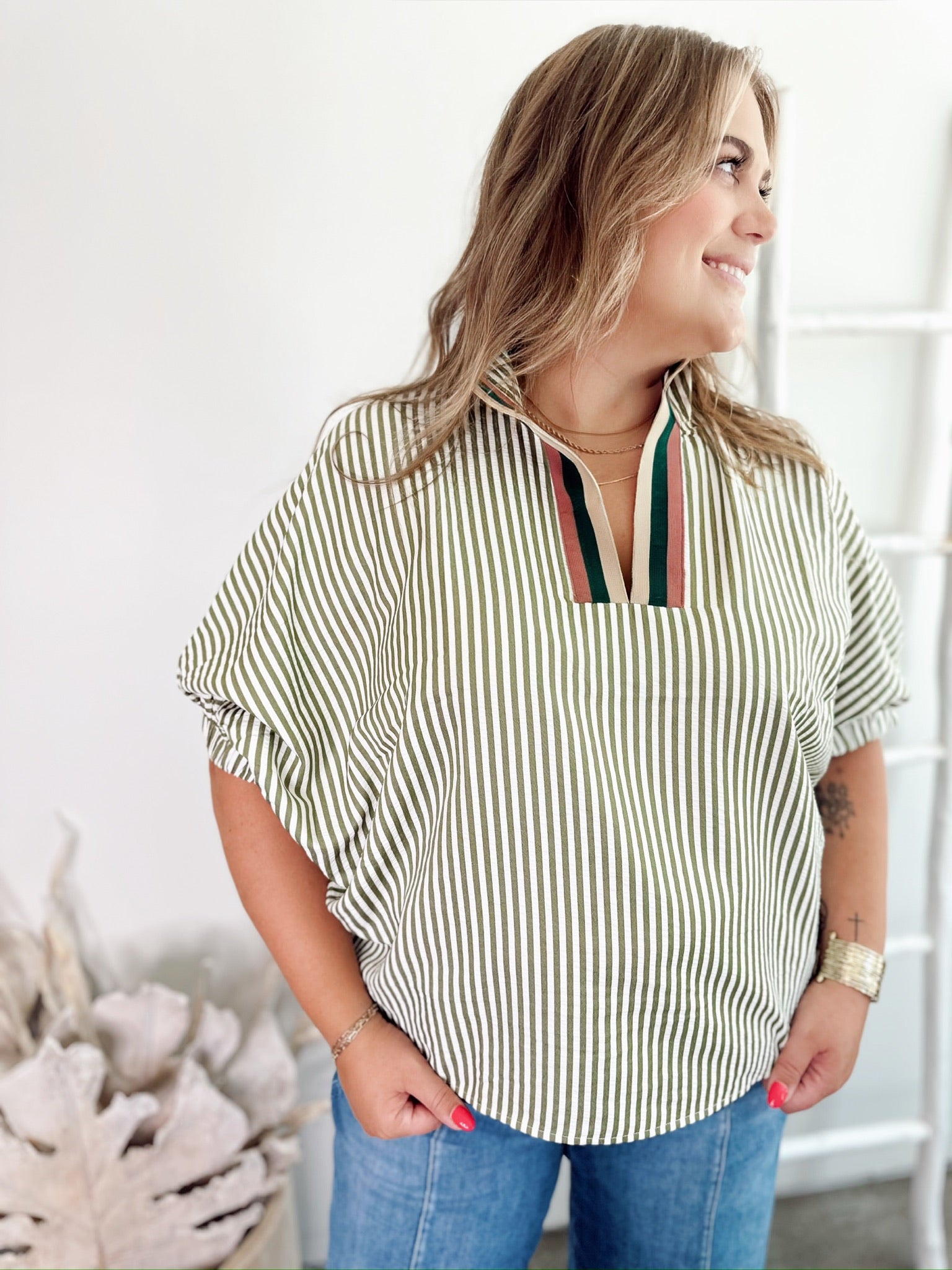 Sophia Striped Blouse
