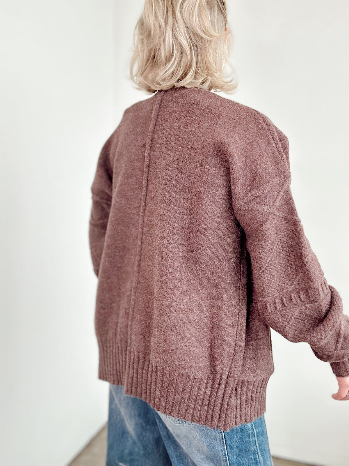 Haven Knit Cardigan Mocha