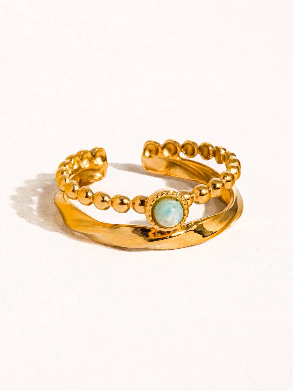 Lindy 18K Gold Ring Turquoise
