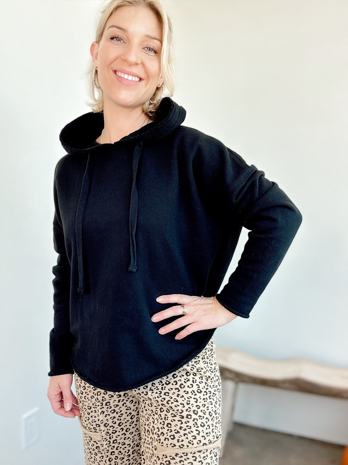 Evie Everyday Hoodie Black