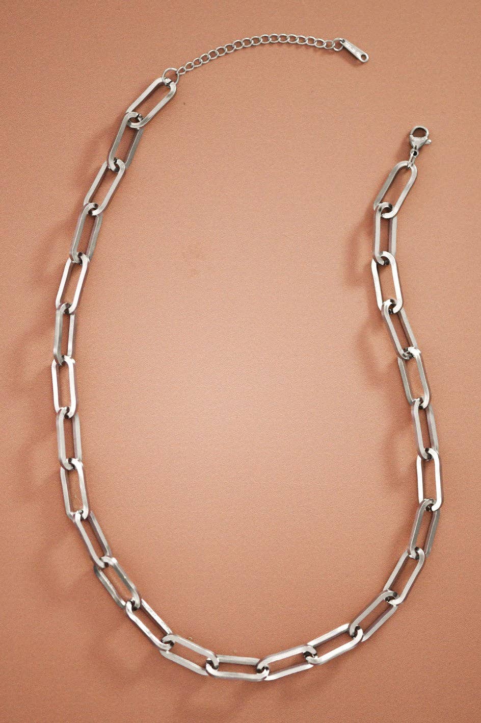 Chunky Paperclip Chain Necklace