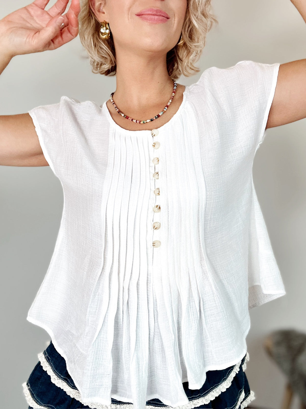 Bridget Blouse White