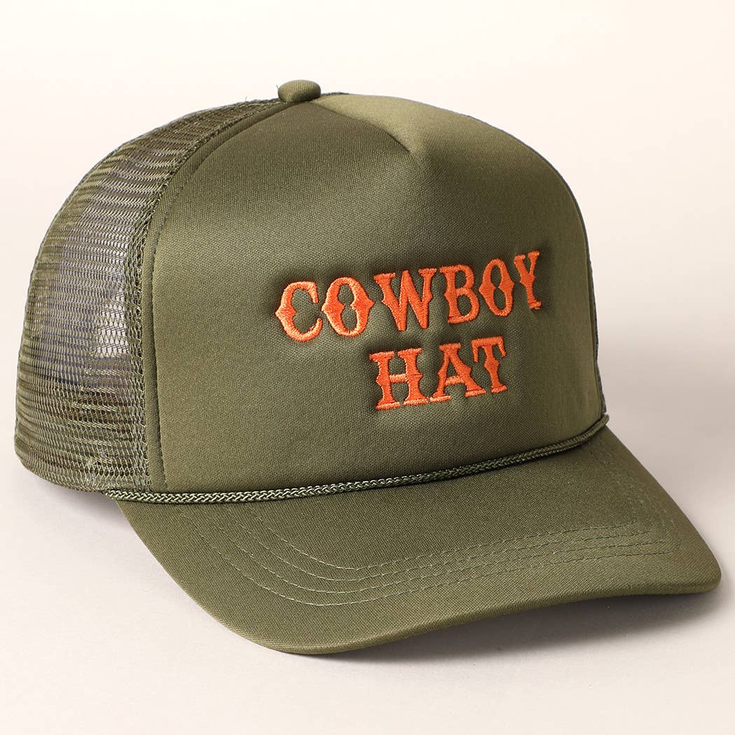 Cowboy Trucker Hat