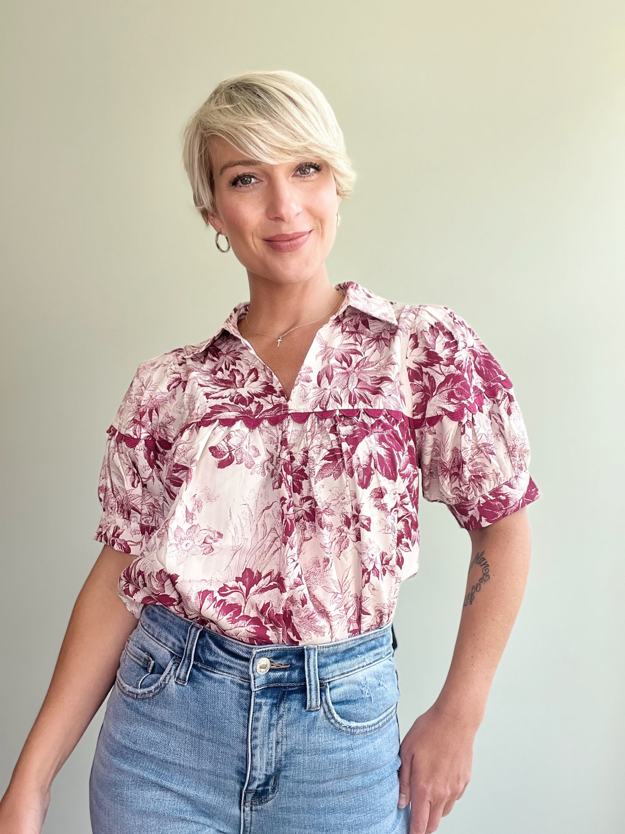 Katya Floral Top