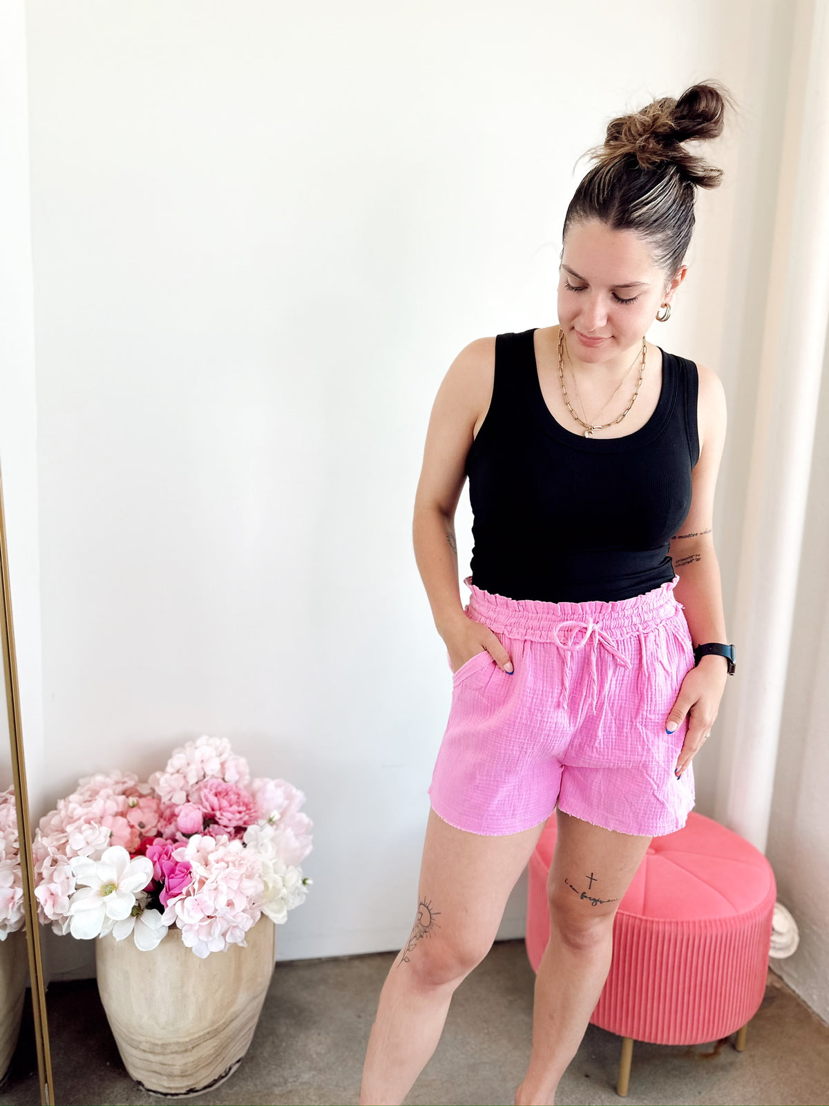 Grace Shorts Candy Pink