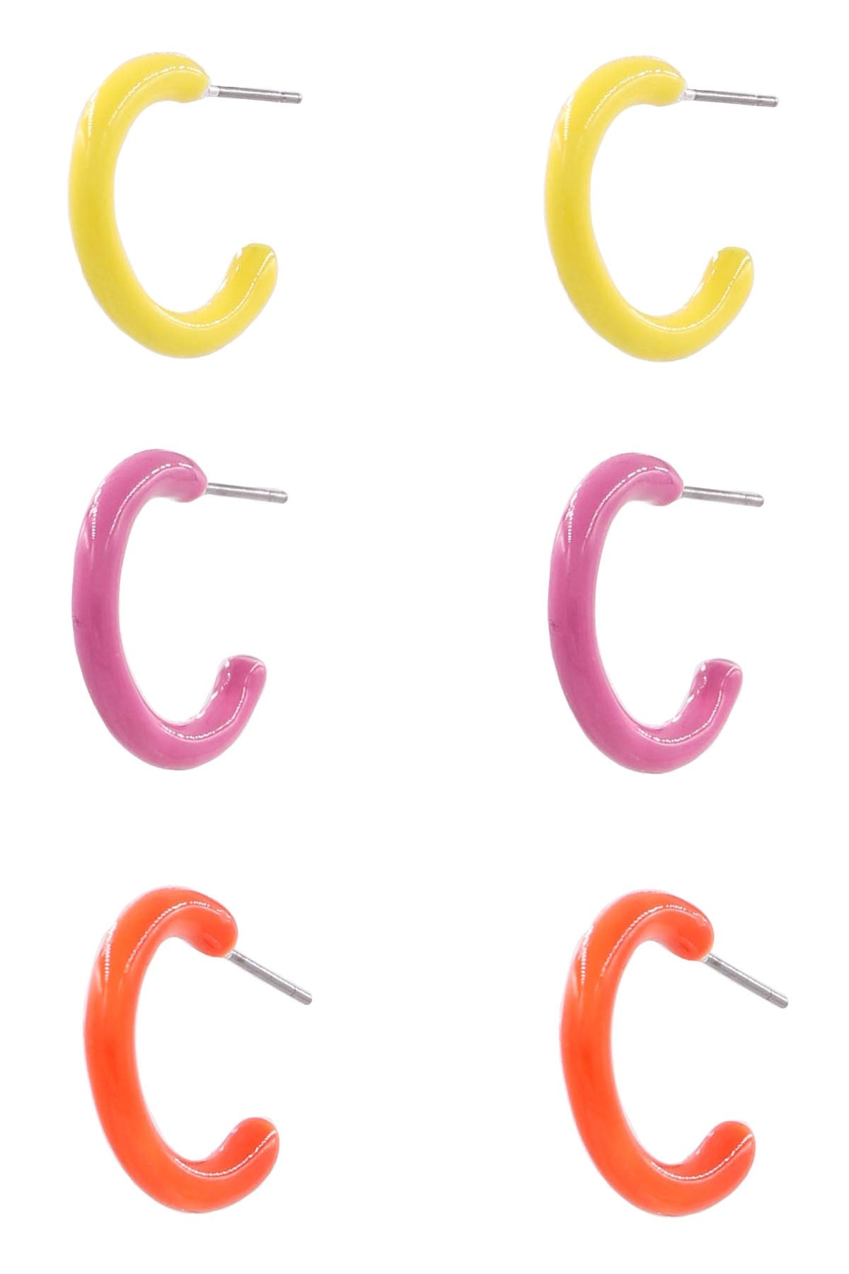 Color Hoop Earrings