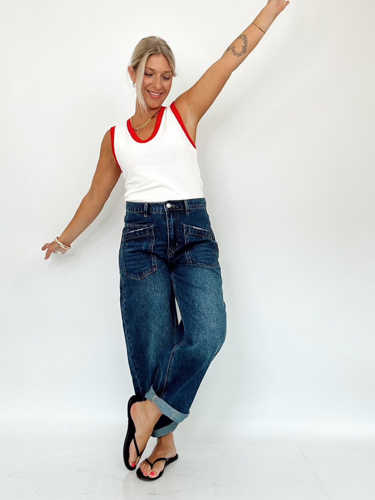 Sadie Semi Barrel Jeans