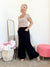 Baylor Cropped Wide Leg Pants Black