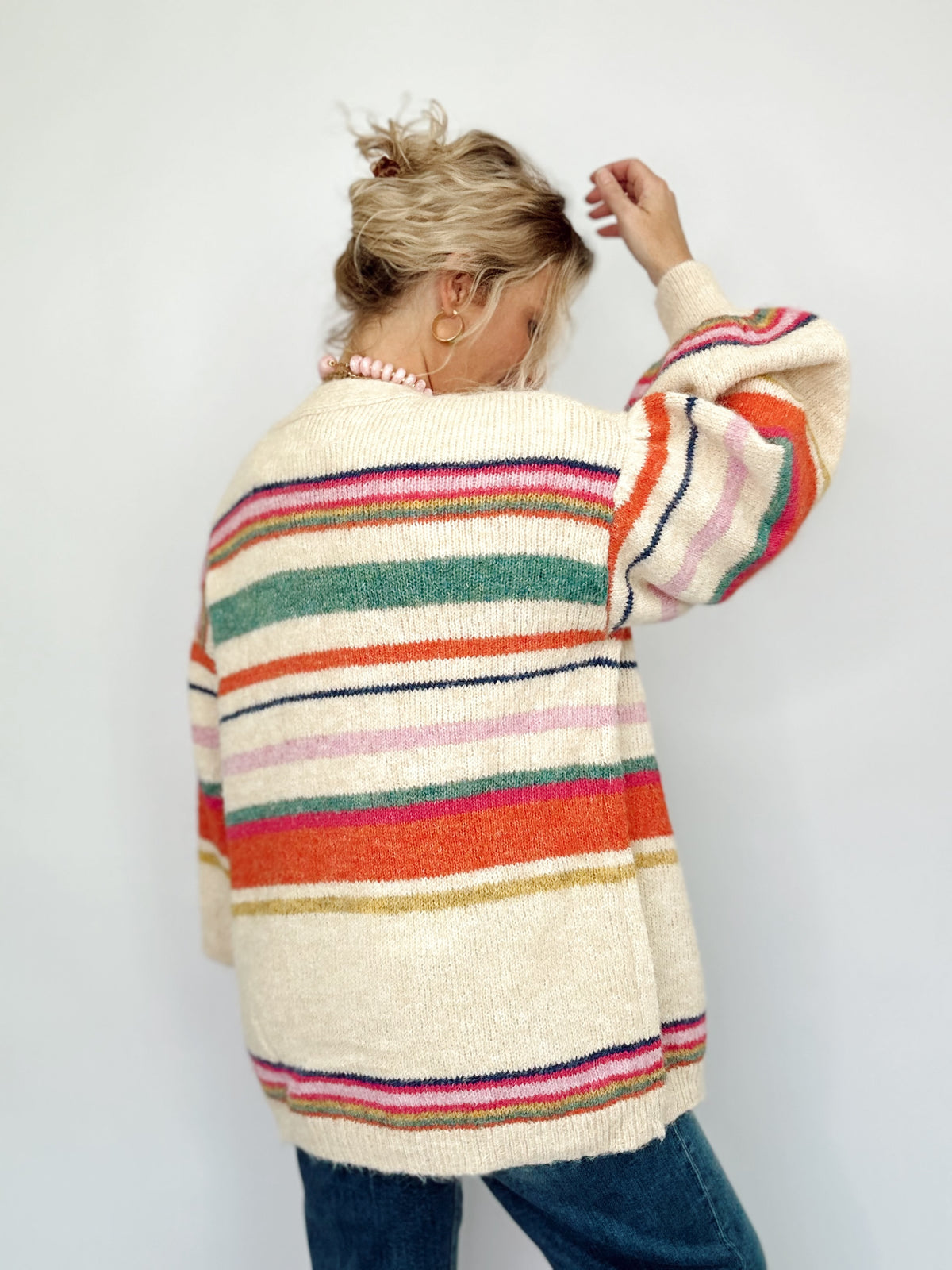 Evelyn Stripe Cardigan Multi