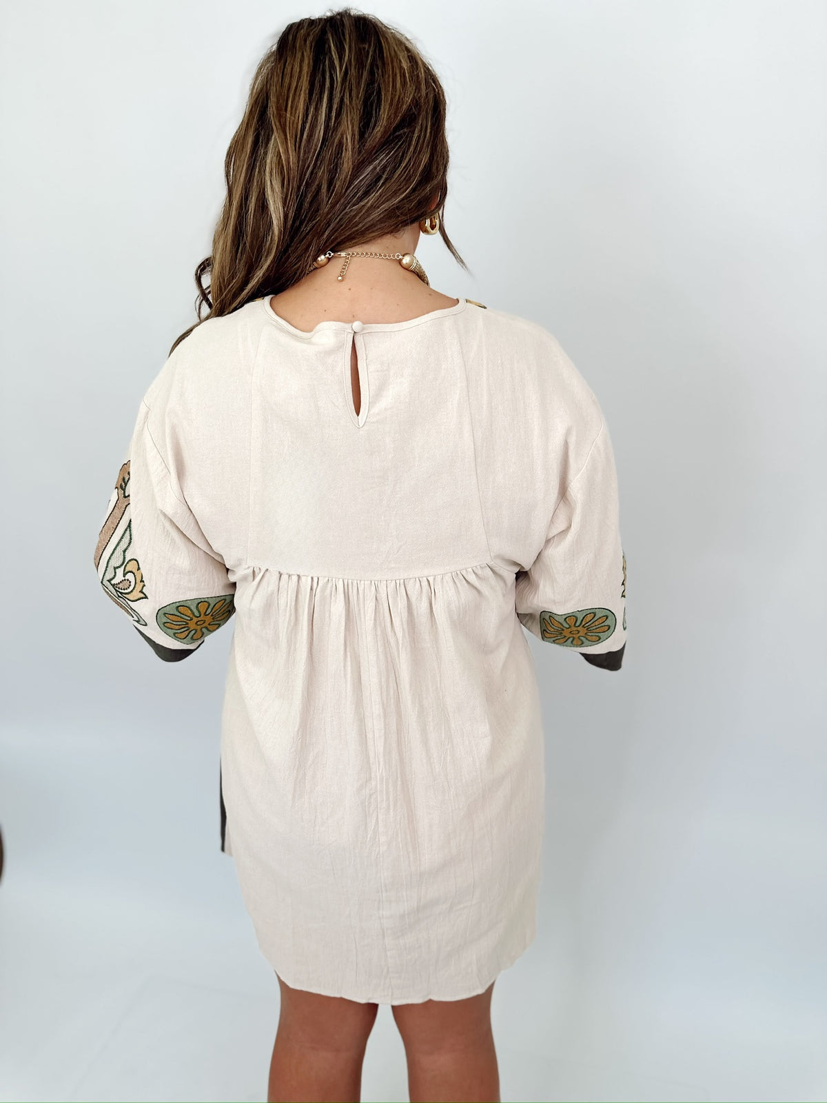 Sophia Boho Babydoll Dress