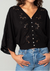 Erin Embroidered Blouse Black