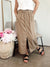 Mayci Midi Skirt Sand