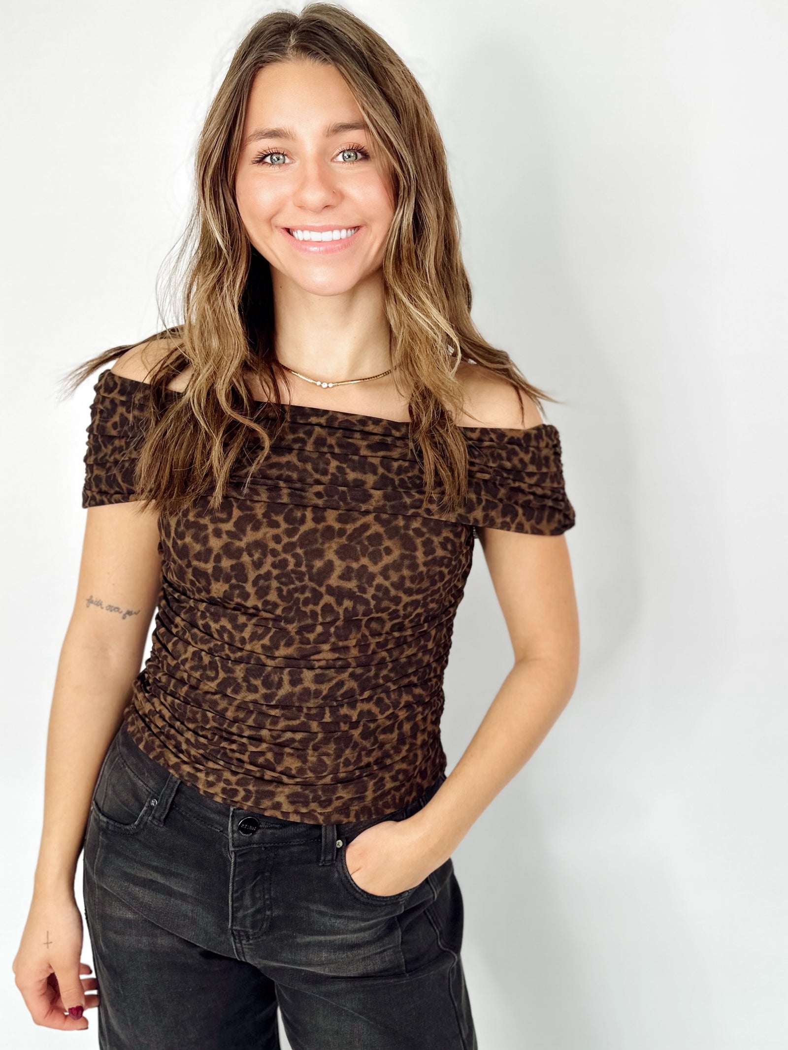 Myka Animal Print Top
