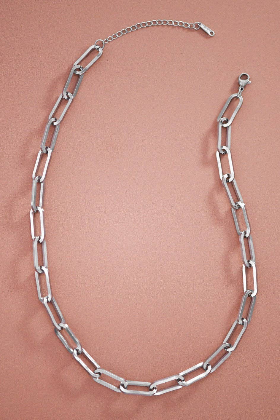 Chunky Paperclip Chain Necklace