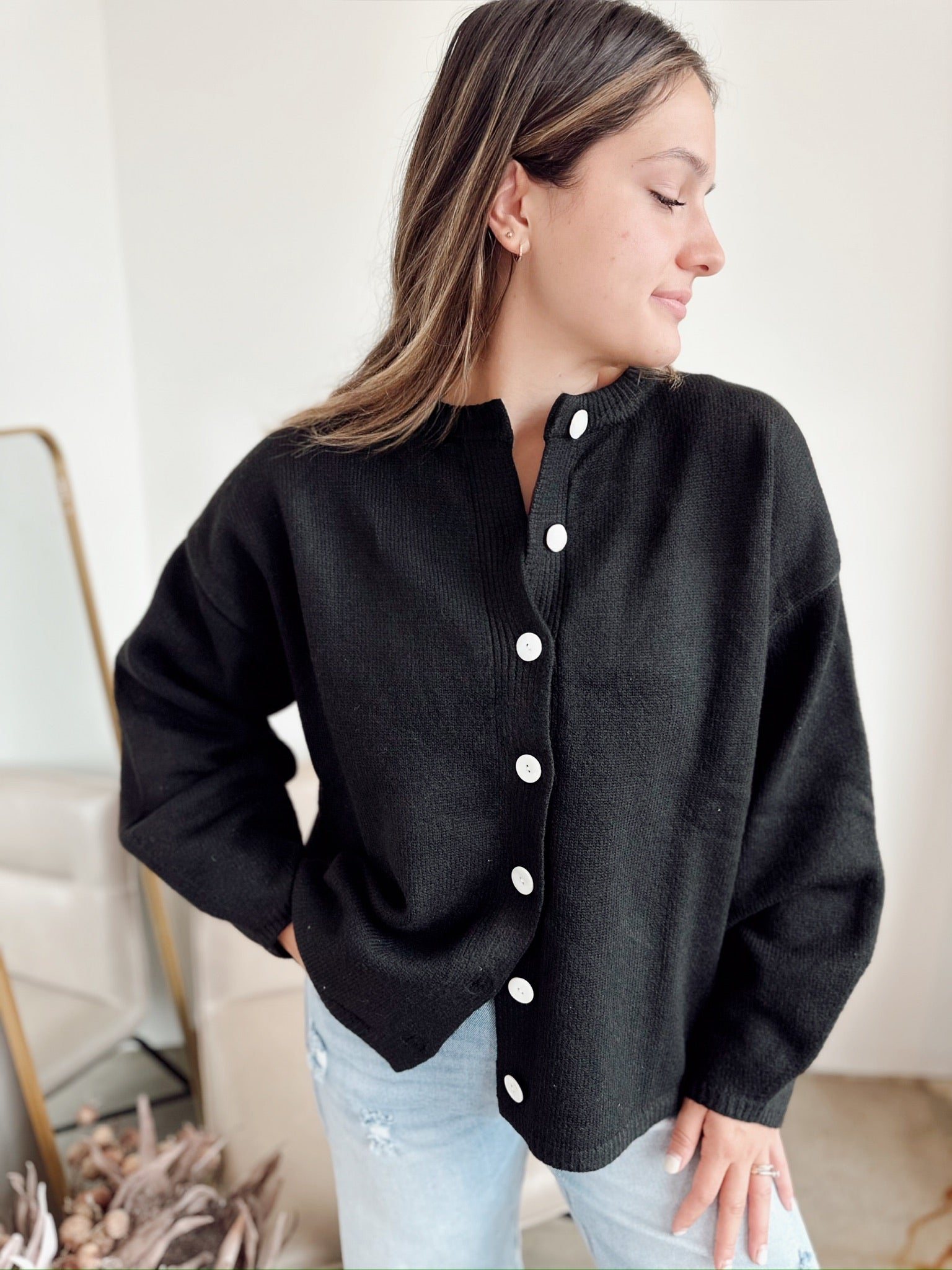 Juniper Cardigan Black