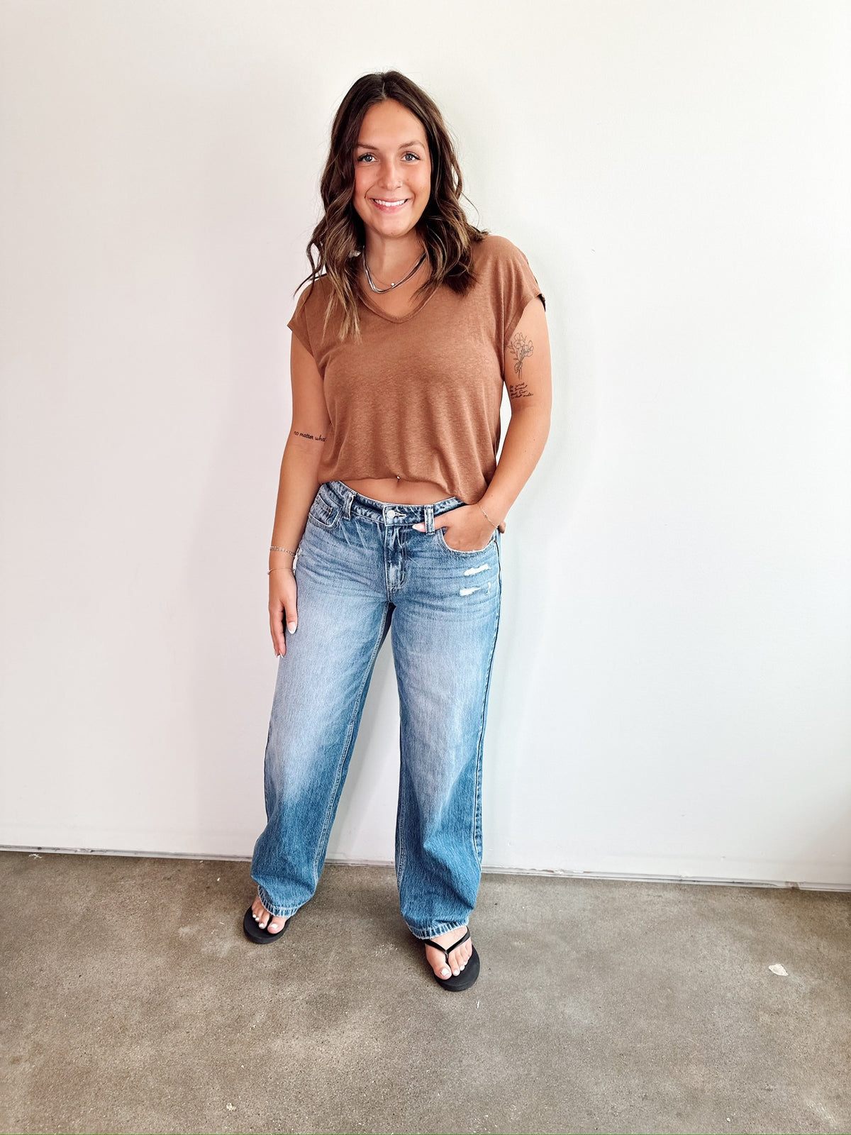 Emilia Low Rise Baggy Jeans