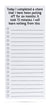 Today I List Pad